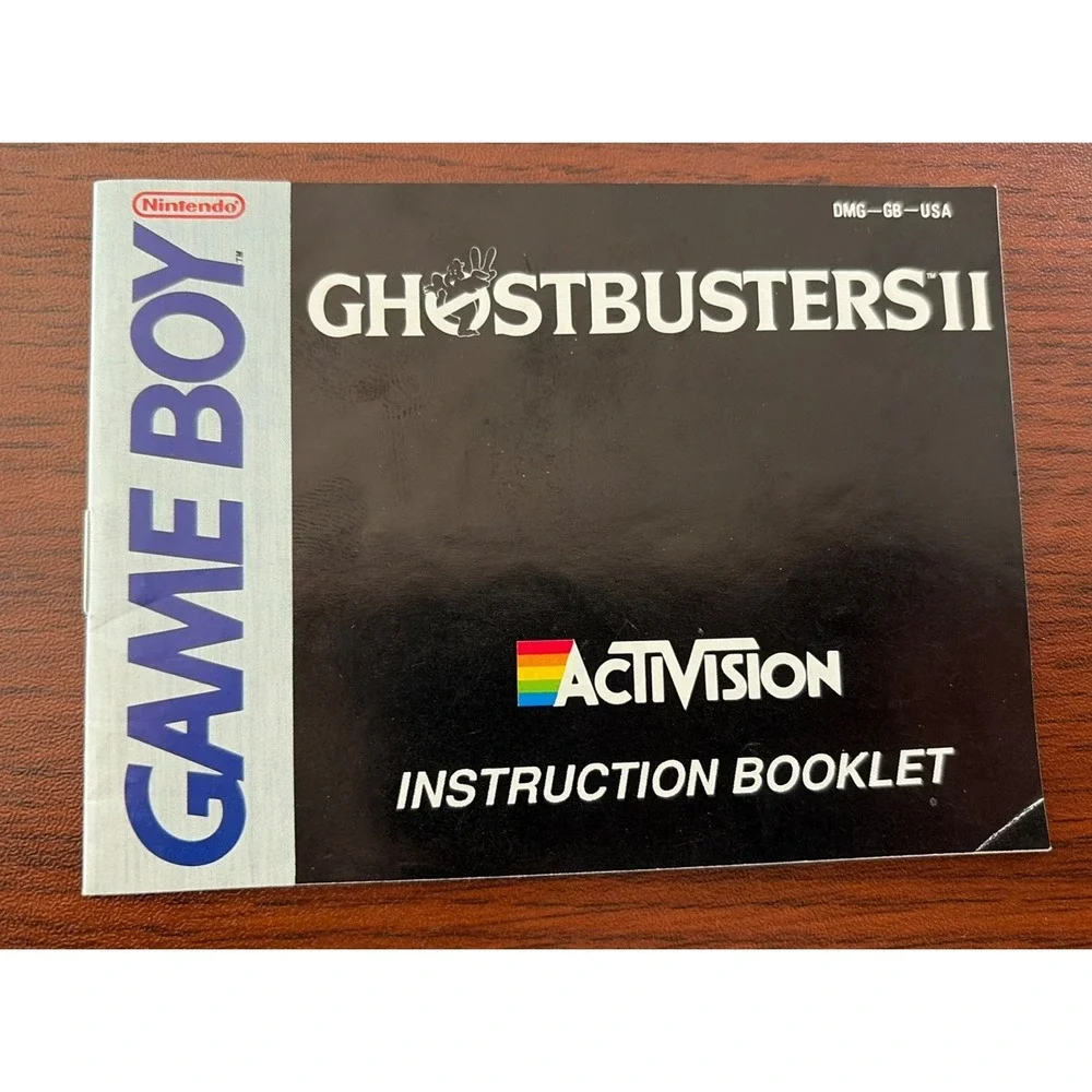Ghostbusters II Nintendo Game Boy‎ Instruction Manual Booklet ONLY